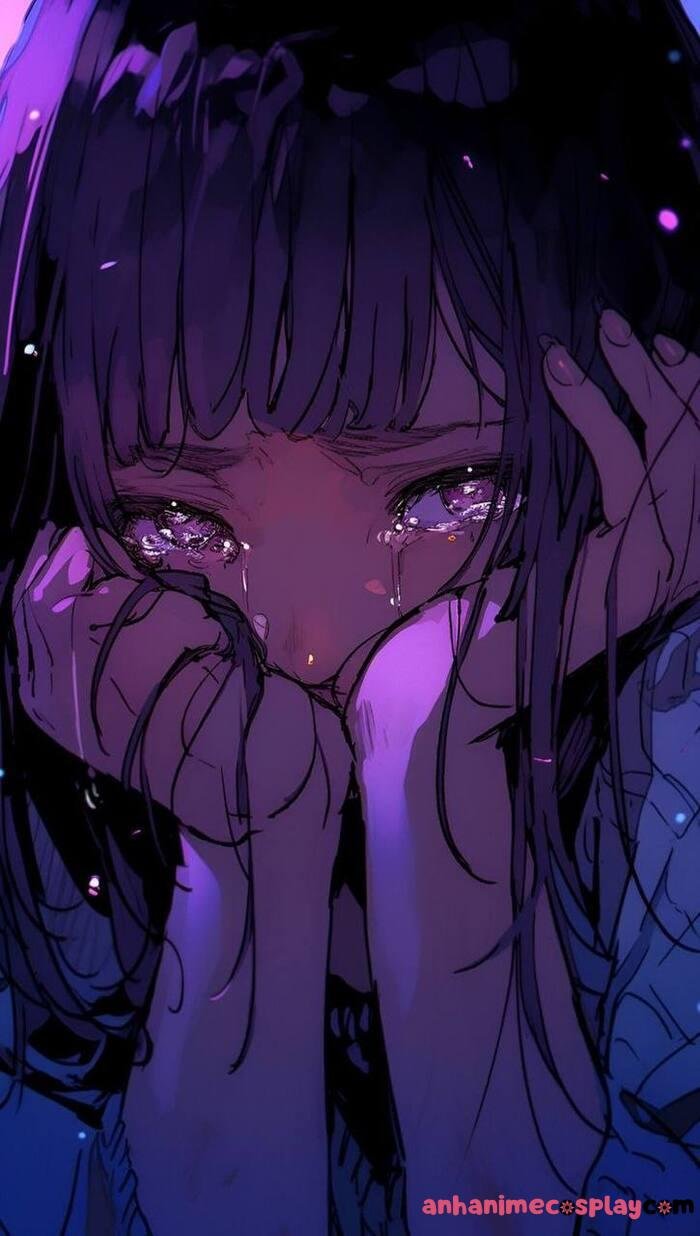 hình ảnh chia tay anime buồn nữ